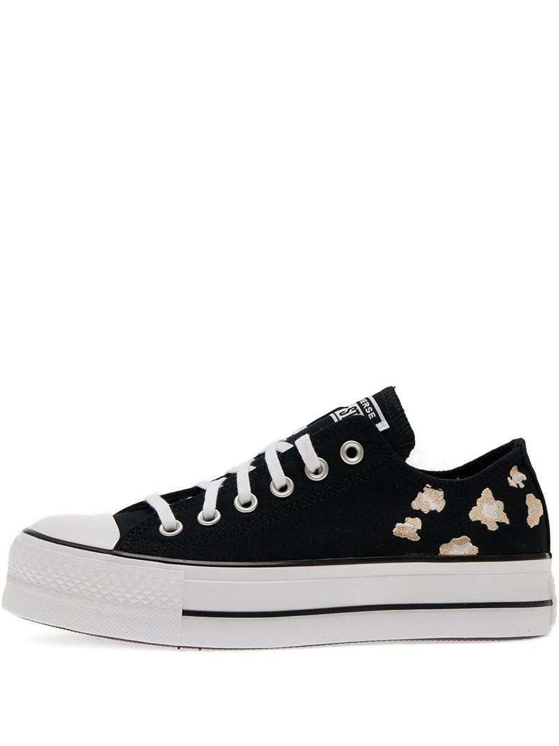 Chuck Taylor leopard-print platform sneakers 1