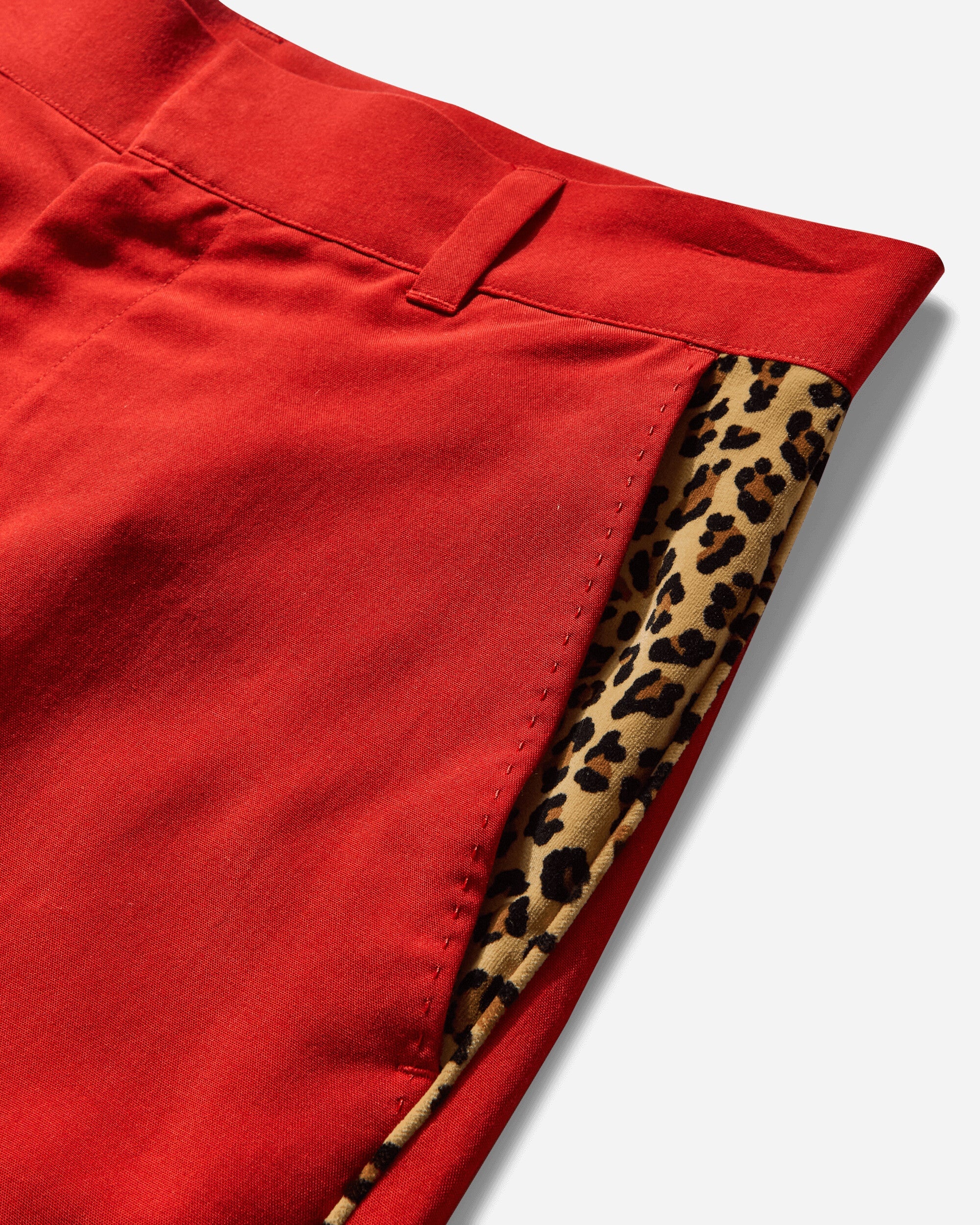Men's 50's Shorts (Type-2) Red - 3