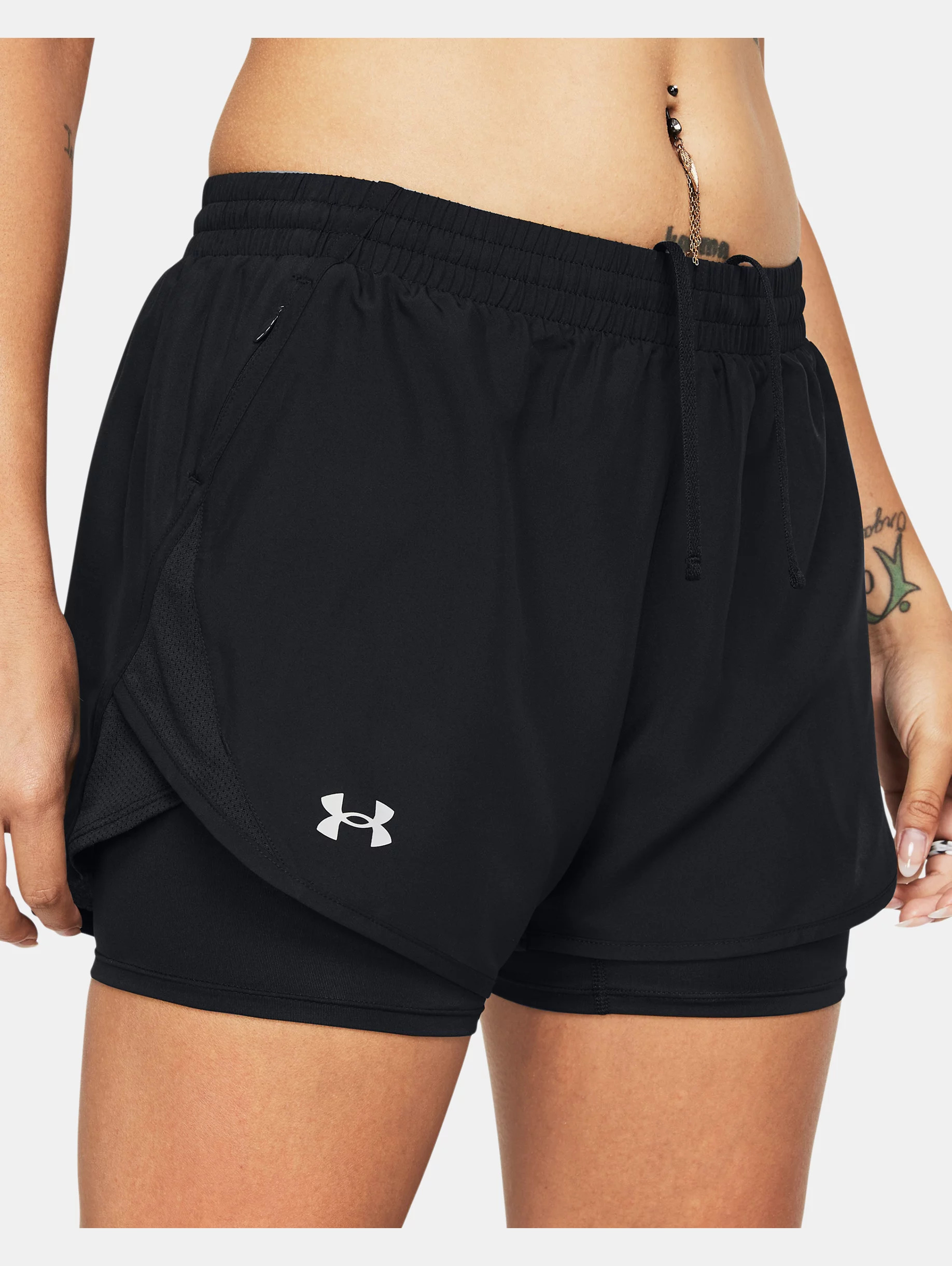 Women's UA Fly-By 2-in-1 Shorts - 6