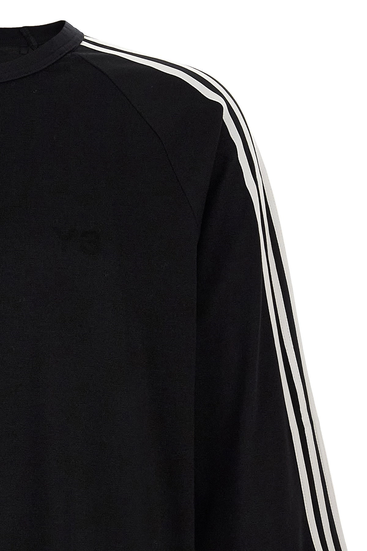 'Y-3 Long Sleeve Tee 3-Stripes' T-shirt - 4