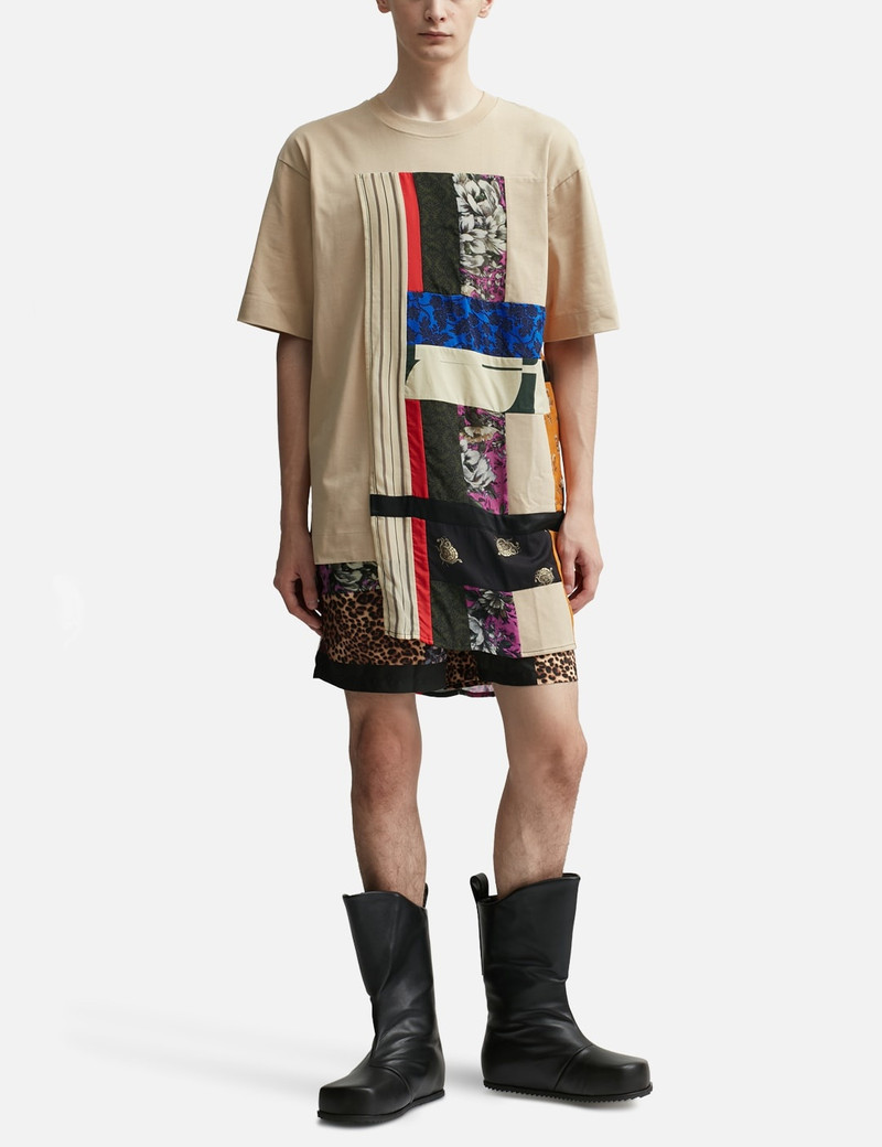 Dries Van Noten BOXY-FIT T-SHIRT WITH PATCHWORK FLAG outlook