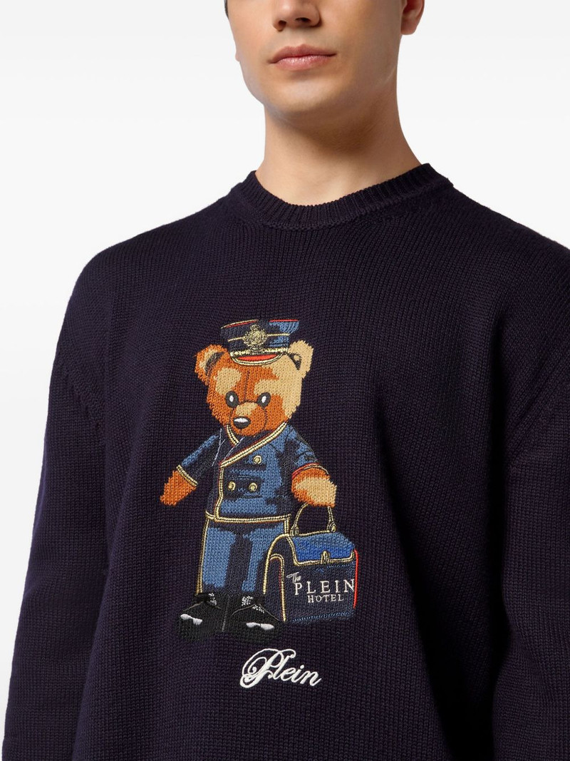 Reception Teddy teddy bear-embroidered sweater 4