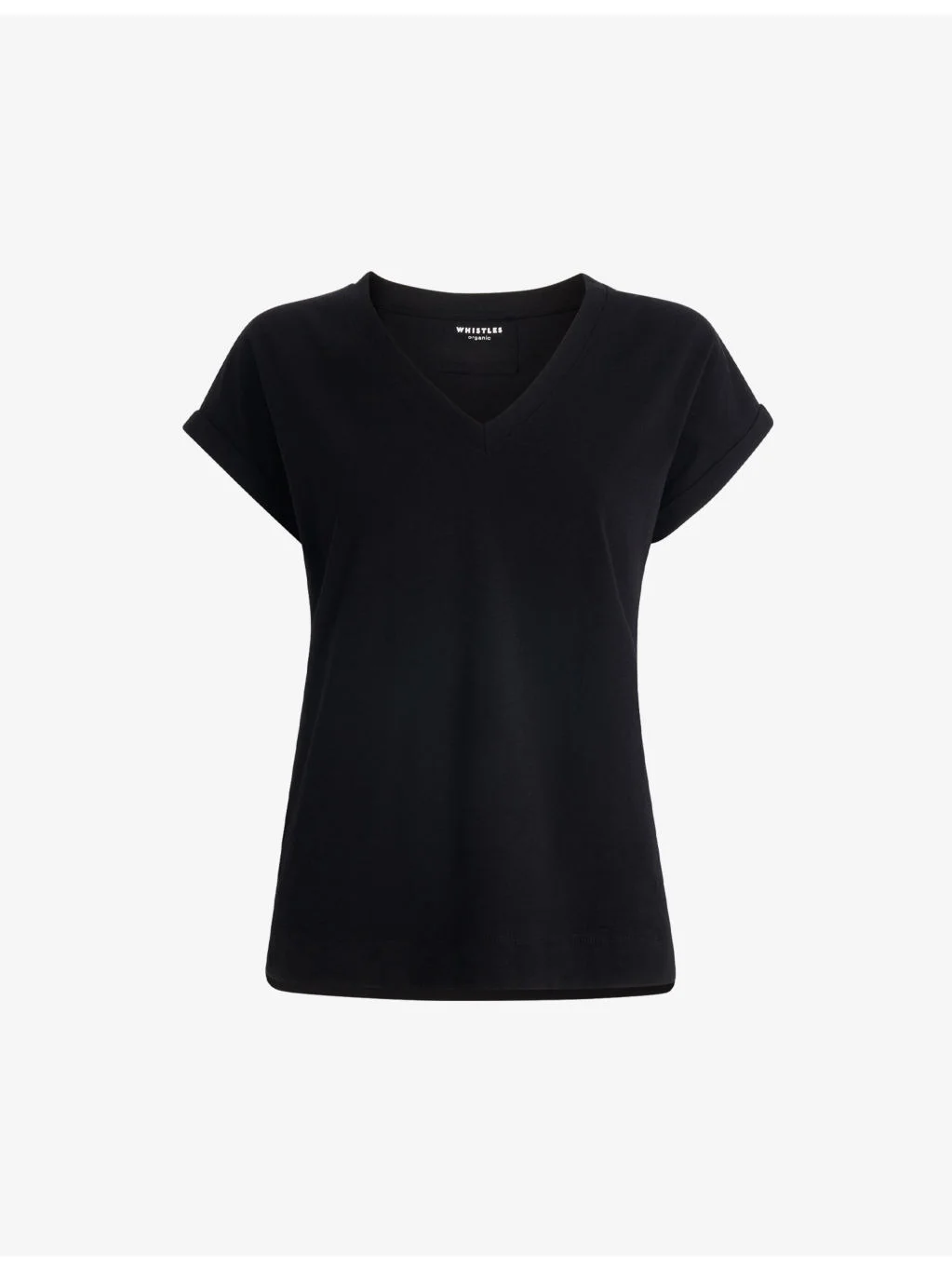 Willa V-neck organic-cotton T-shirt - 1