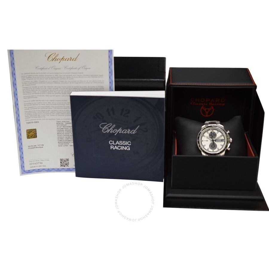 Chopard Grand Prix de Monaco Chronograph Automatic White Dial Men's Watch 158570-3003 - 4