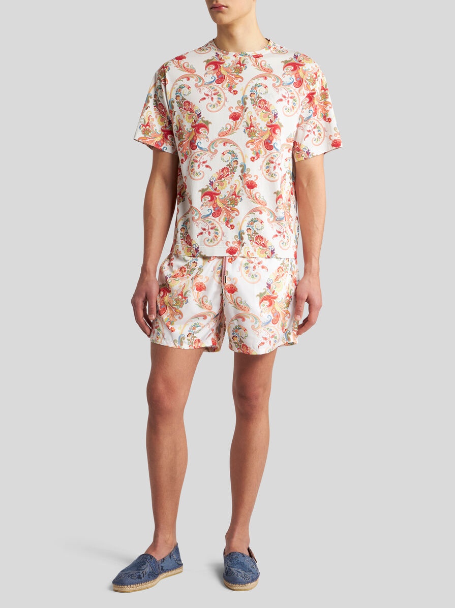 FLORAL PAISLEY T-SHIRT - 4
