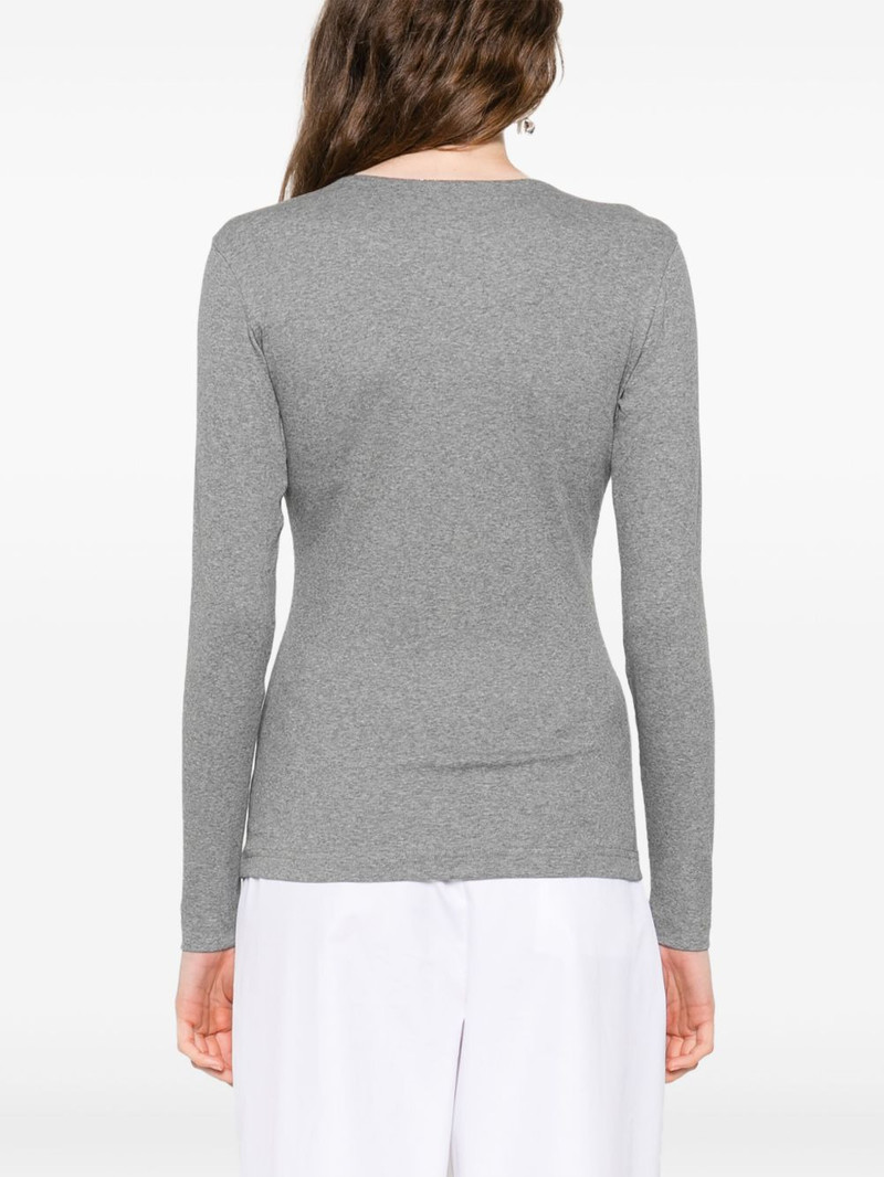 v-neck long-sleeve sweater 4