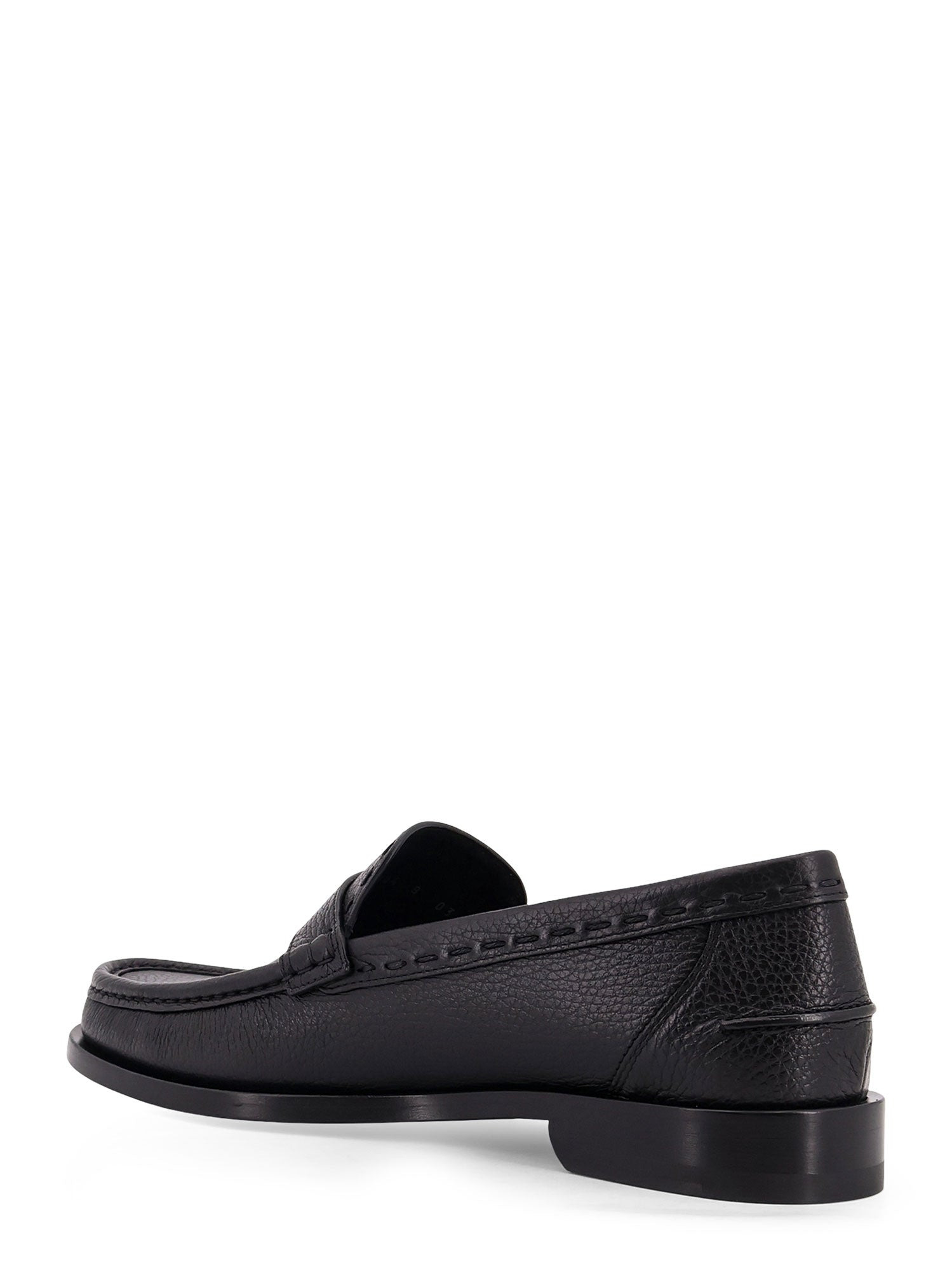 Ff Metal Leather Loafers - 3