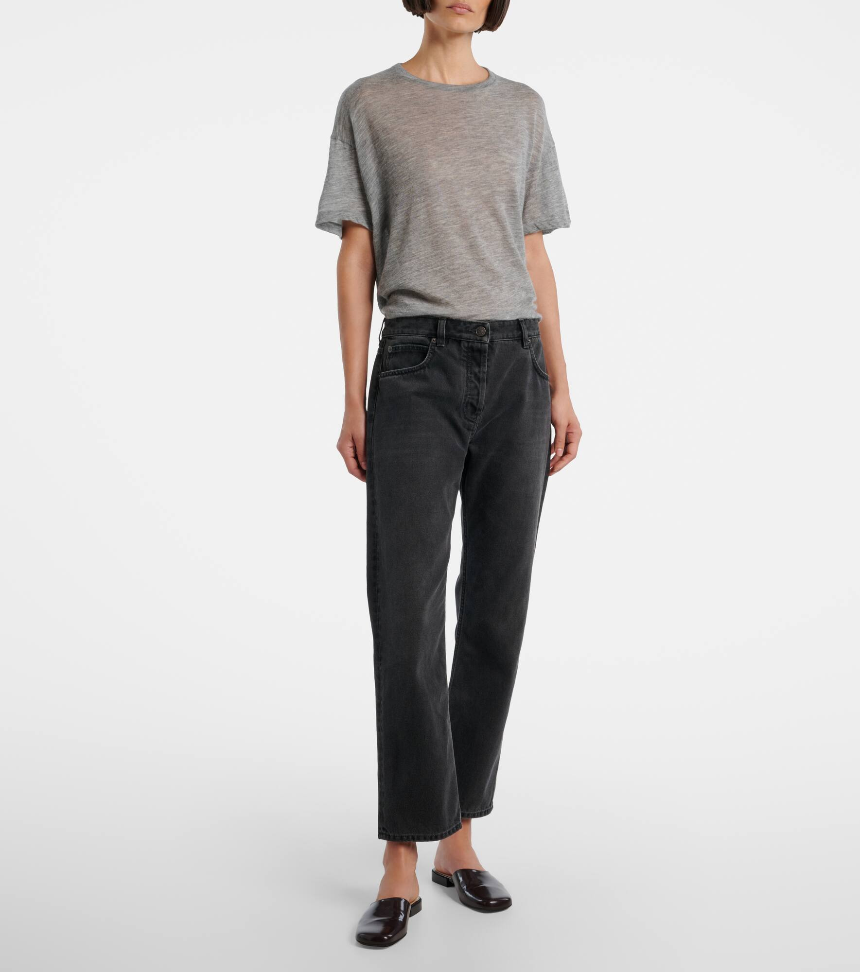 Riaco mid-rise straight jean - 7