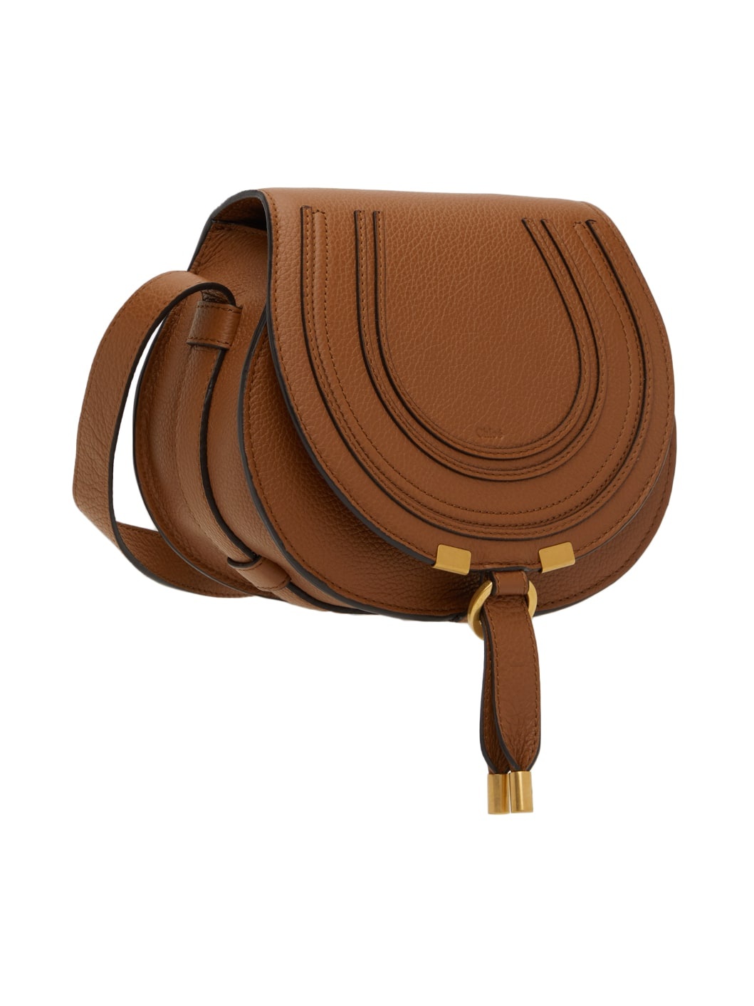 Tan Mini Marcie Saddle Bag - 2