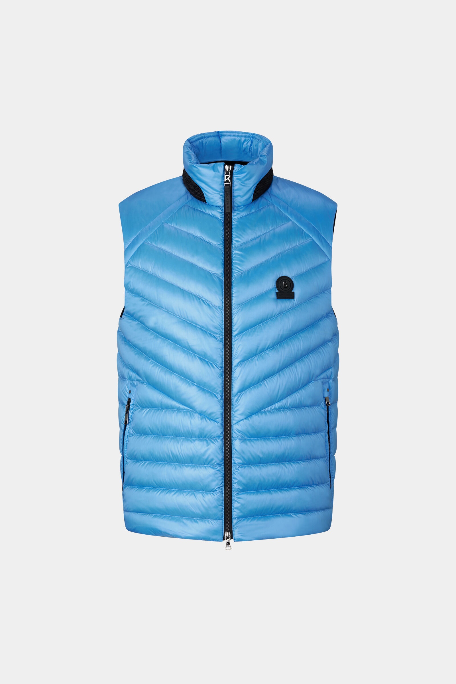 Lasse lightweight down vest in Ice blue - 1