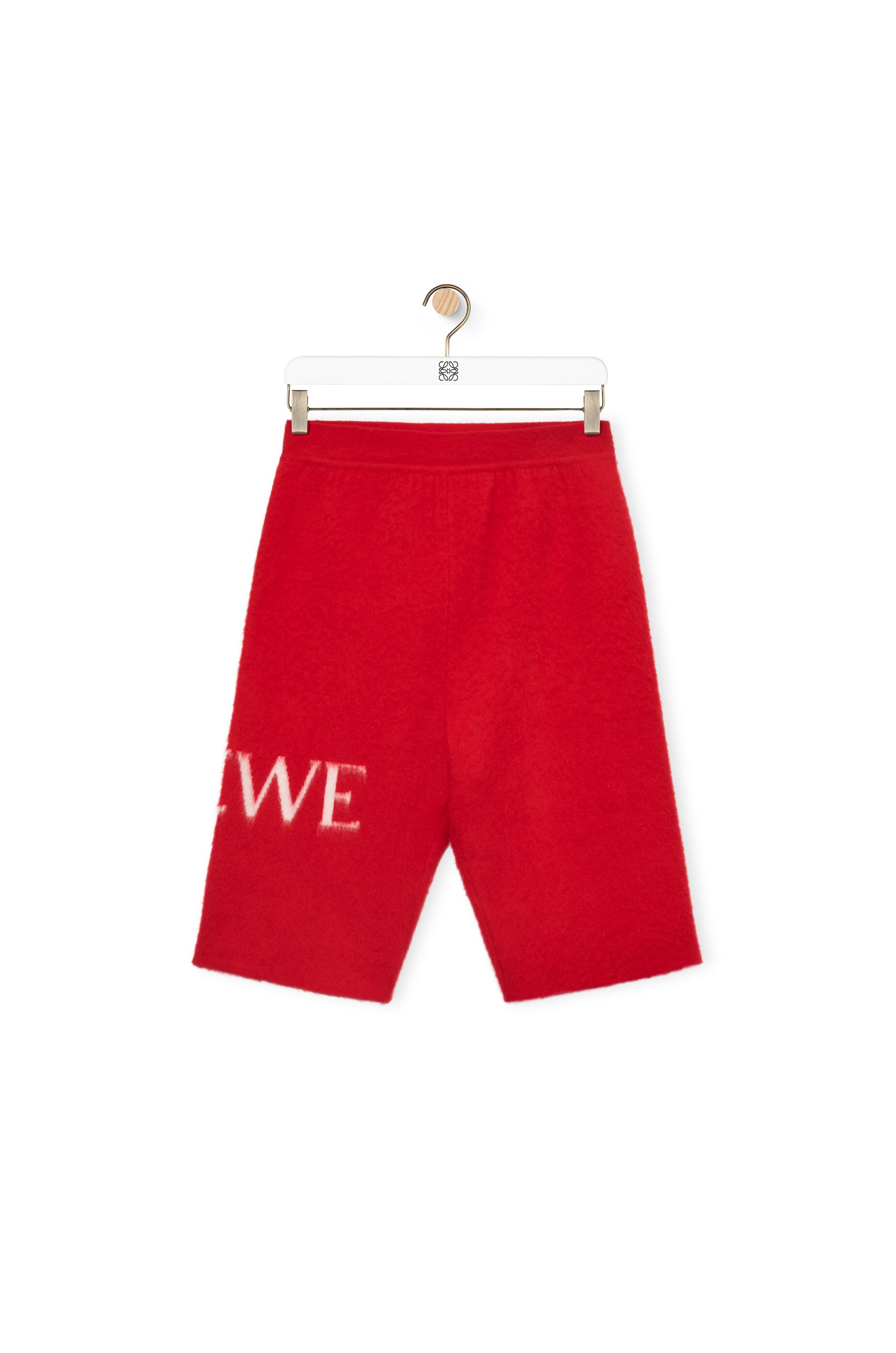 LOEWE cycling shorts in wool - 1