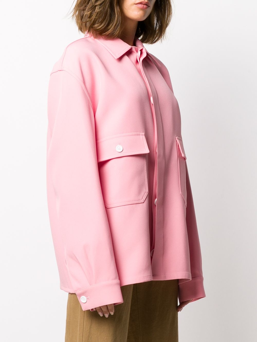 oversized shirt jacket - 3