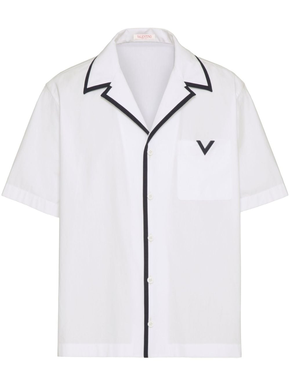 V-detail bowling shirt - 1