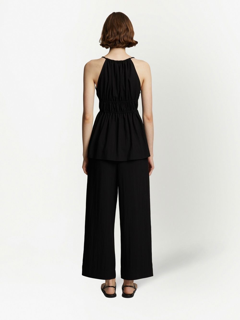 draped suiting ruched top - 4