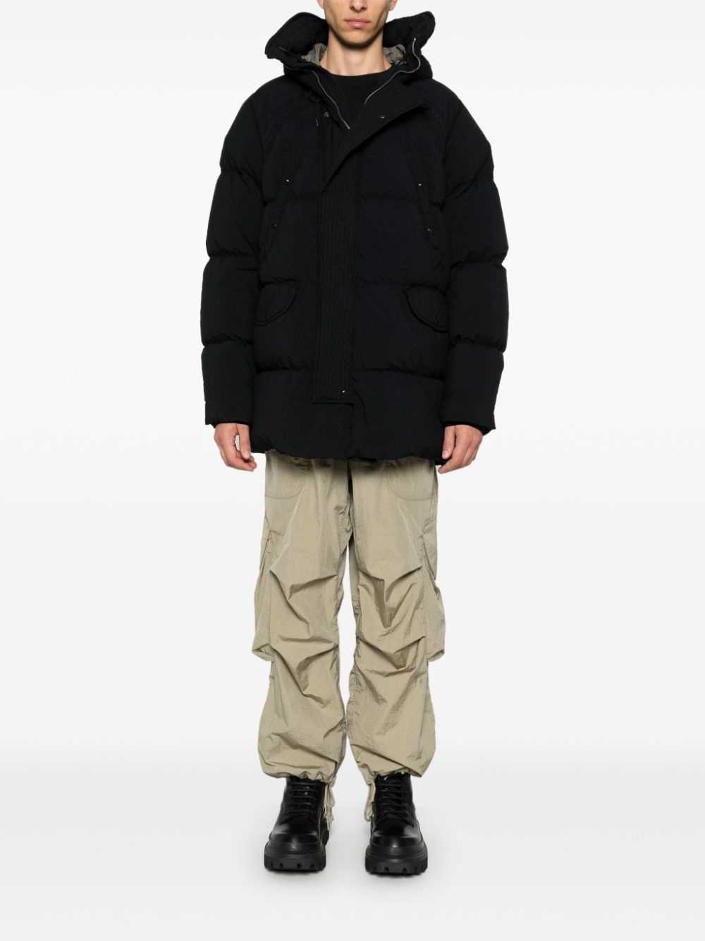 puffer parka coat - 2