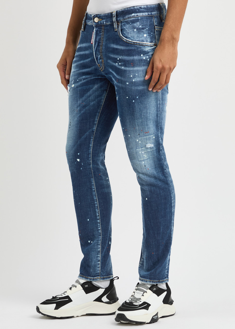 DSQUARED2 Skater Distressed Skinny Jeans - 2