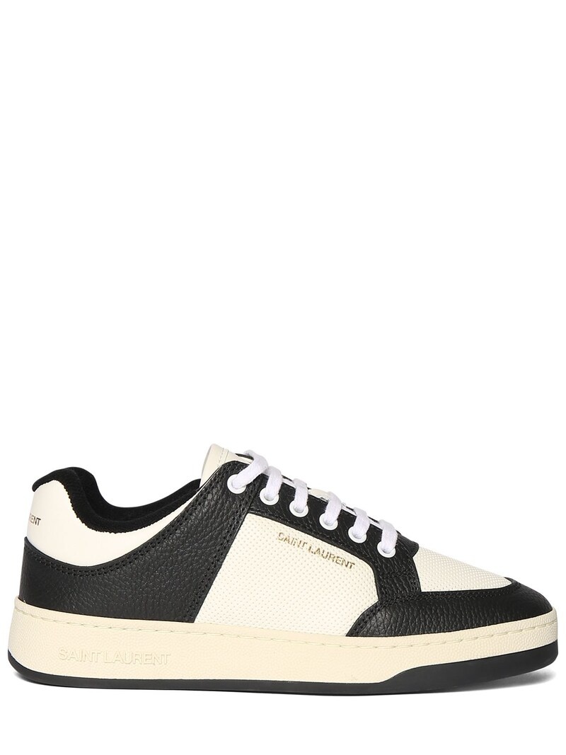 20MM SL61 LEATHER LOW TOP SNEAKERS - 1