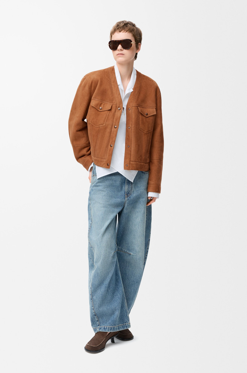 Loewe Cardigan in shearling outlook