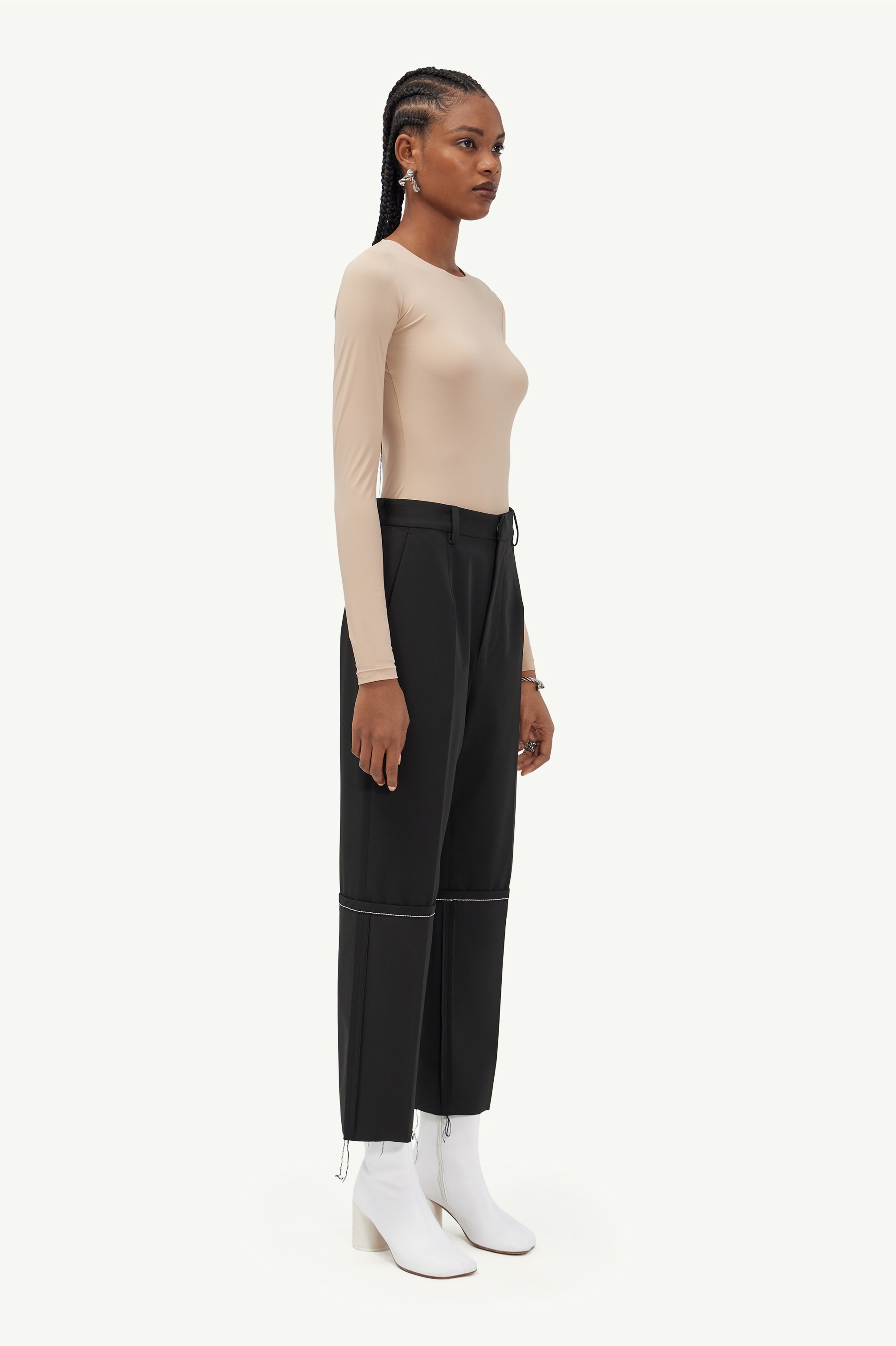 Straight-leg trousers - 3