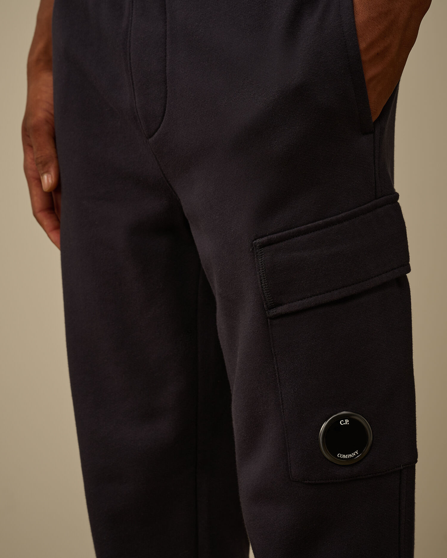 Diagonal Raised Fleece Lens Sweatpants - 5