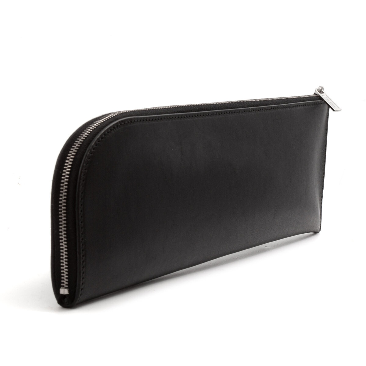 Rick Owens Leather Extended Rick Wallet in Black | hervia | REVERSIBLE