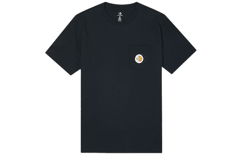 Converse Sushi Graphic Short Sleeve Pocket T-Shirt 'Black' 10022855-A01 - 1