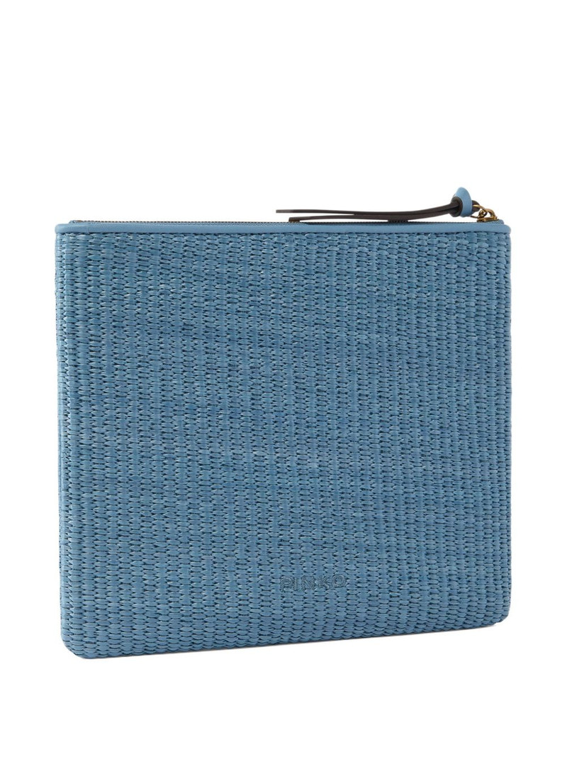 PINKO logo-detail wallet outlook