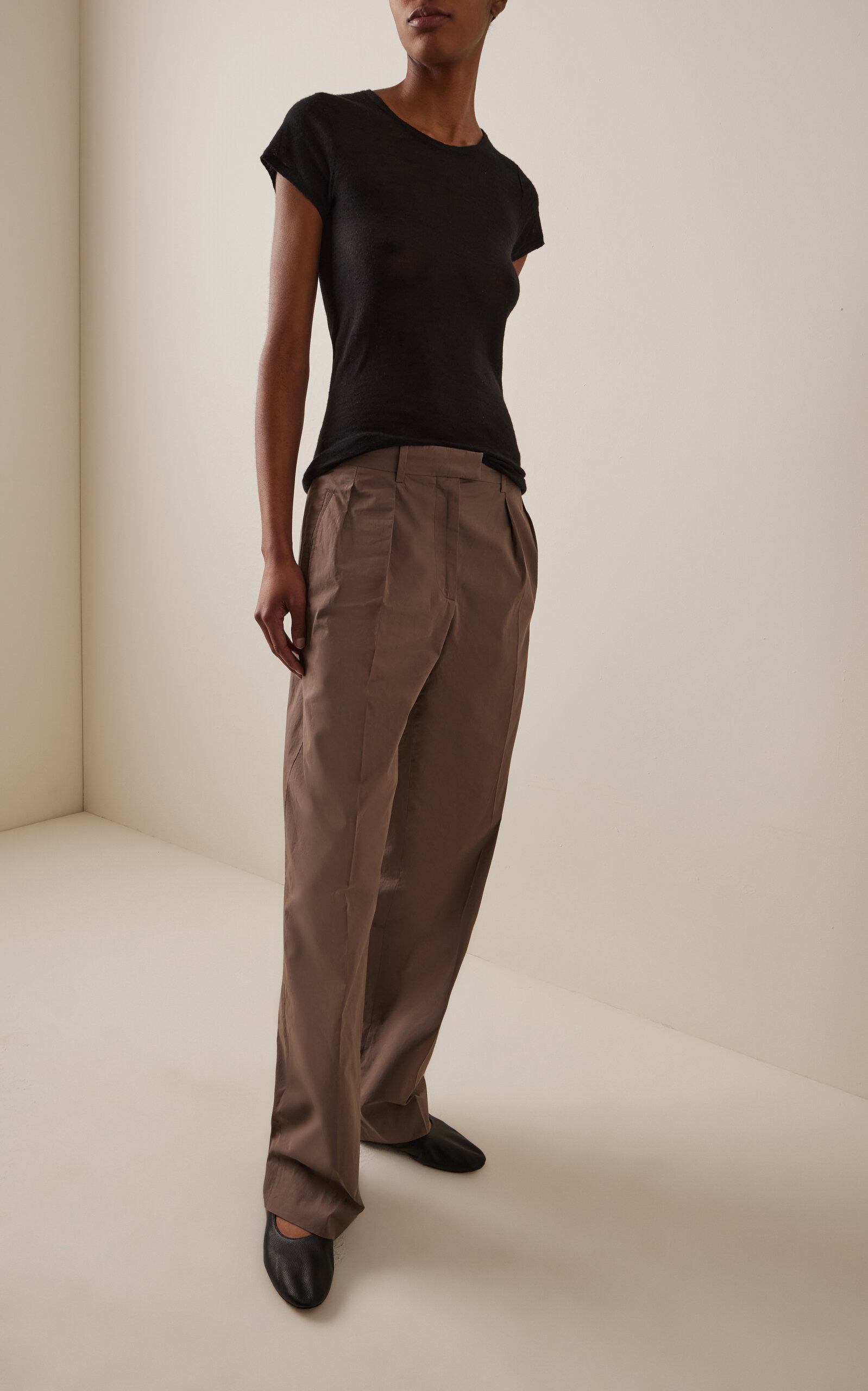 Keyla Cashmere Tee black - 3