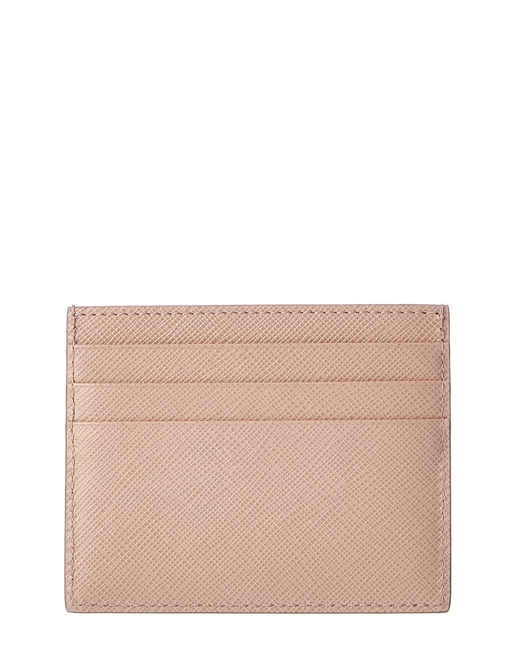 Prada Logo Saffiano Leather Card Case - 2