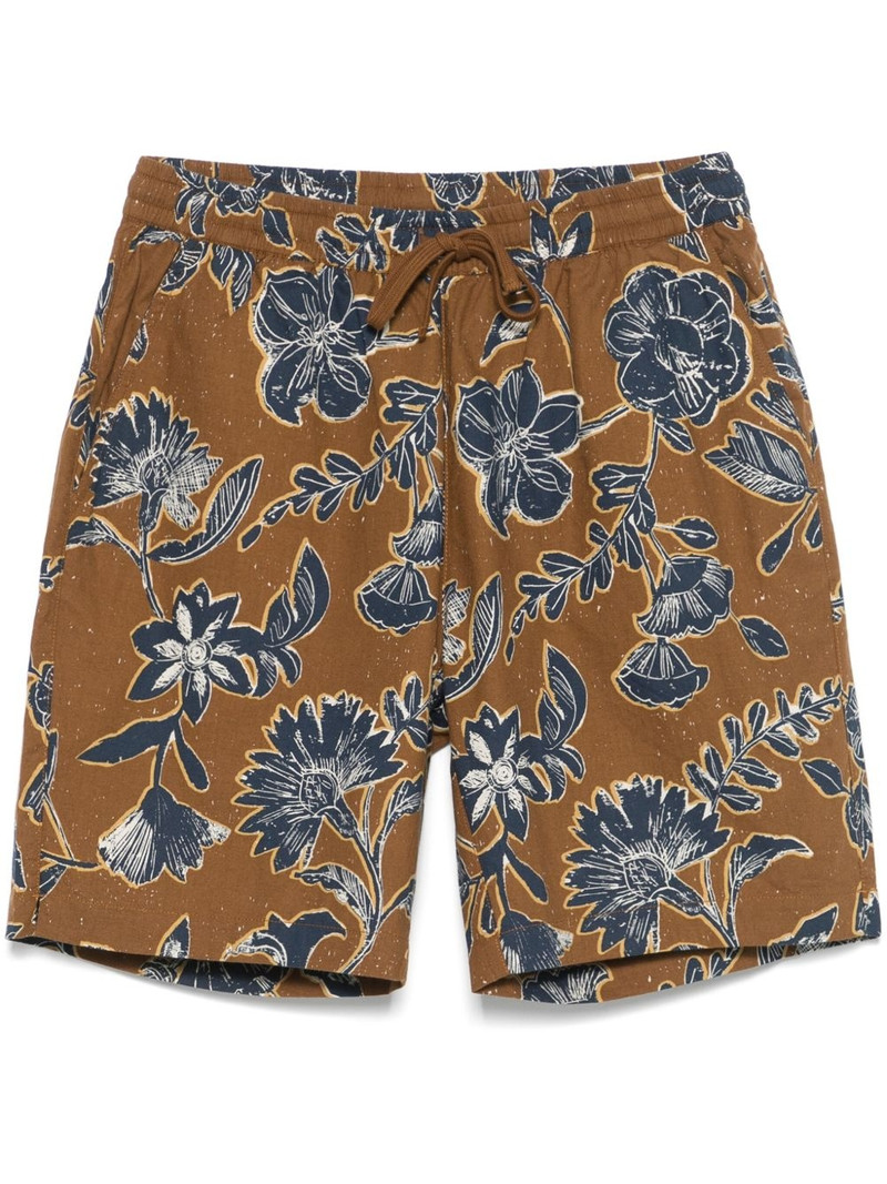 floral-print shorts 1