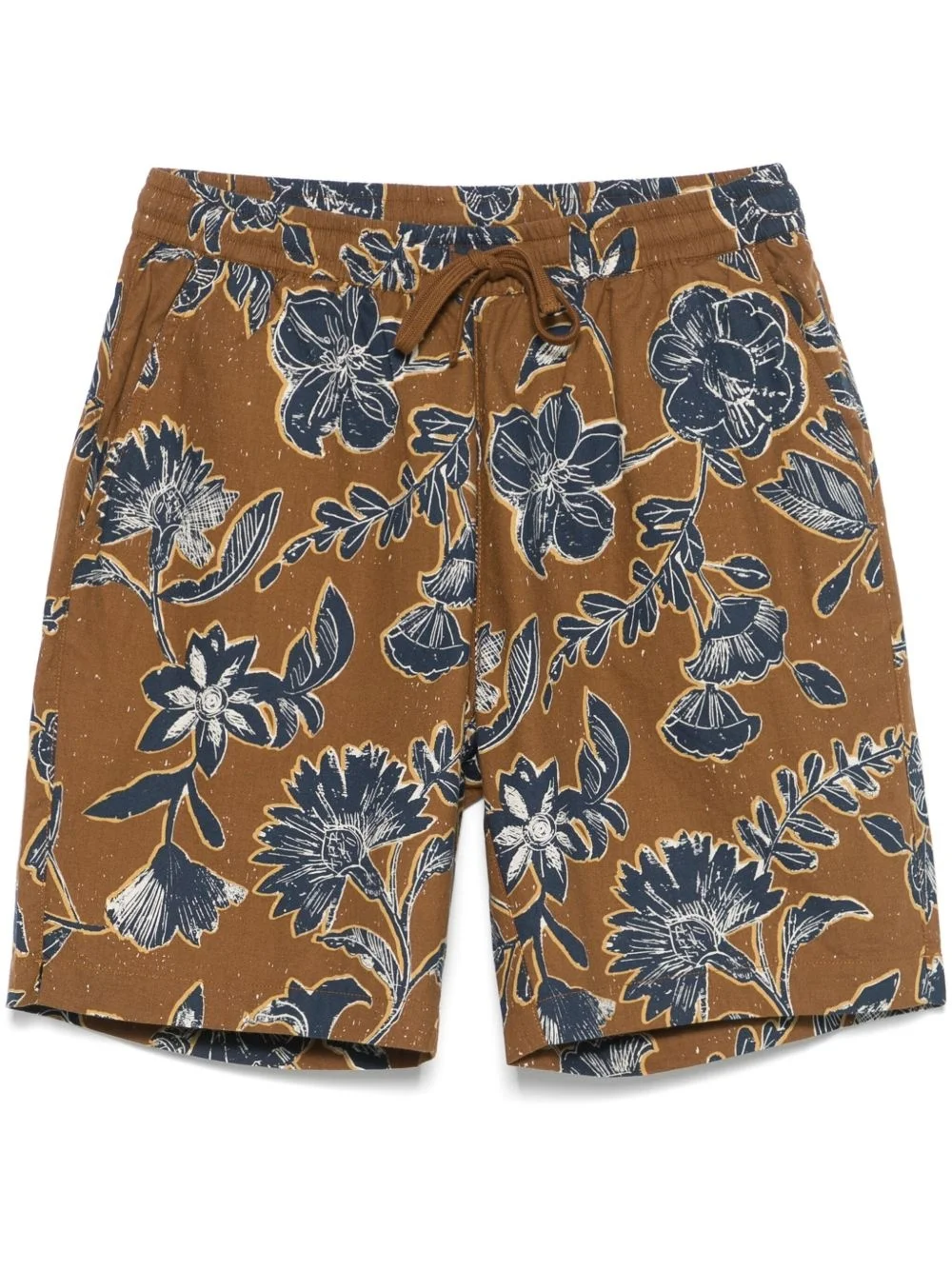 floral-print shorts - 1