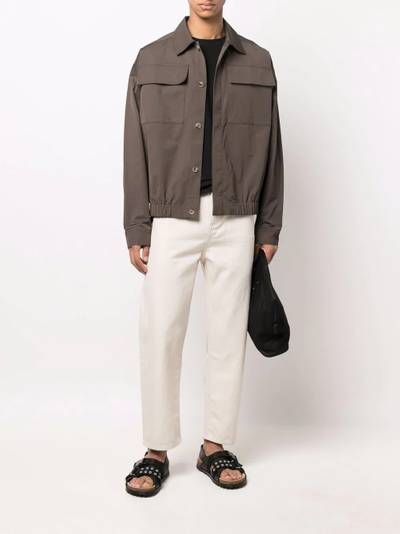 Nanushka patch-pocket shirt jacket outlook