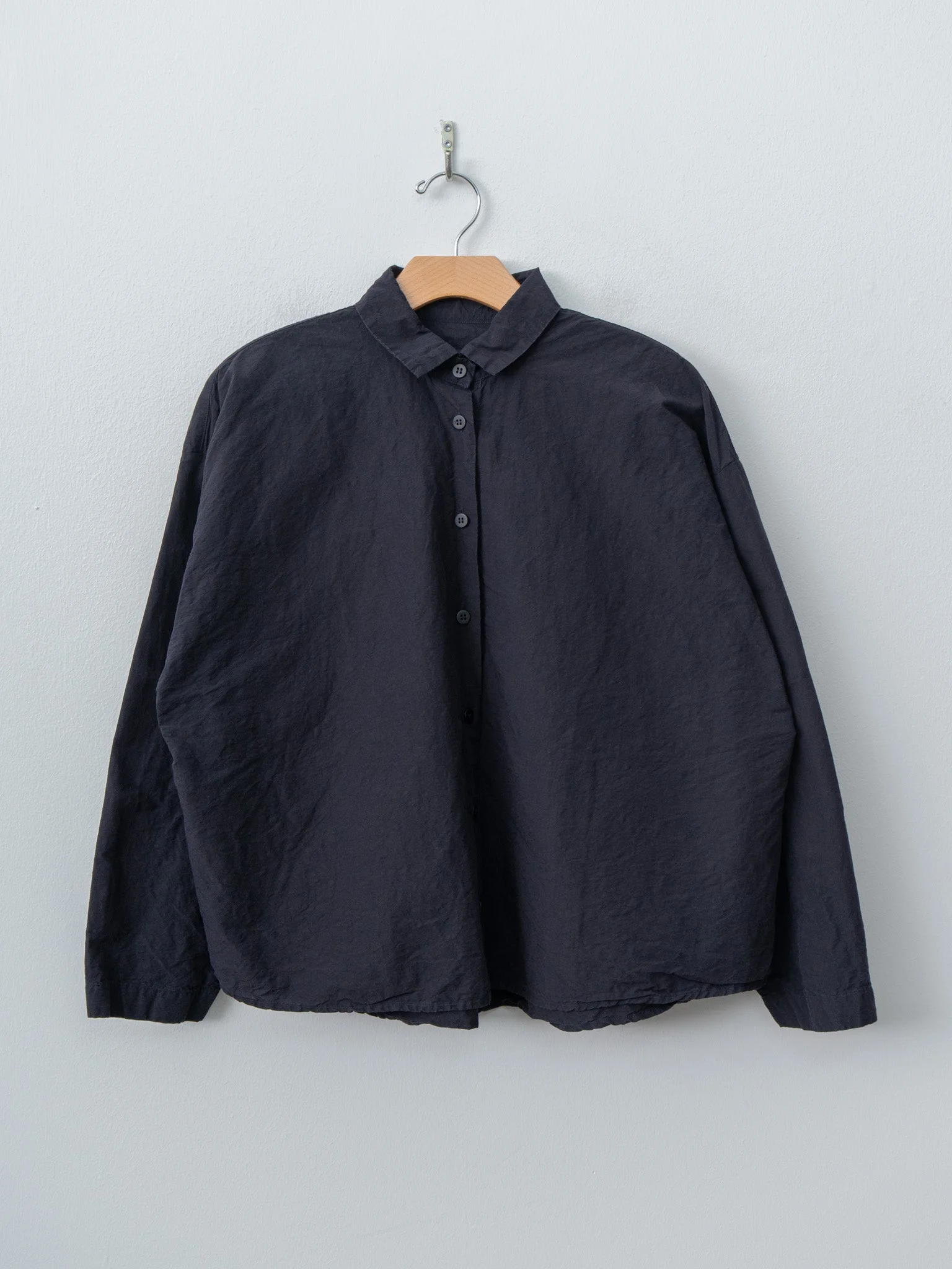 Short Overshirt - Black - 1