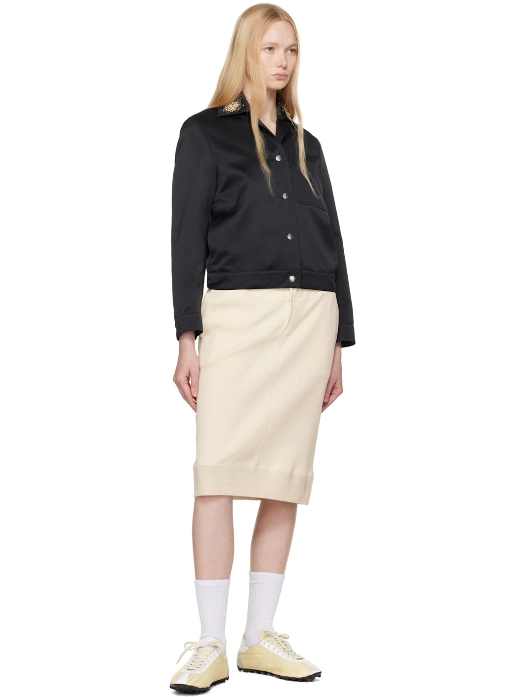Black 'The Flora' Jacket - 4