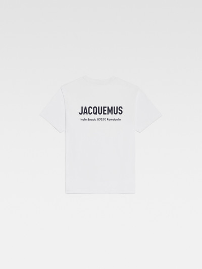 JACQUEMUS Le t-shirt adresse Saint Tropez Indie Beach outlook