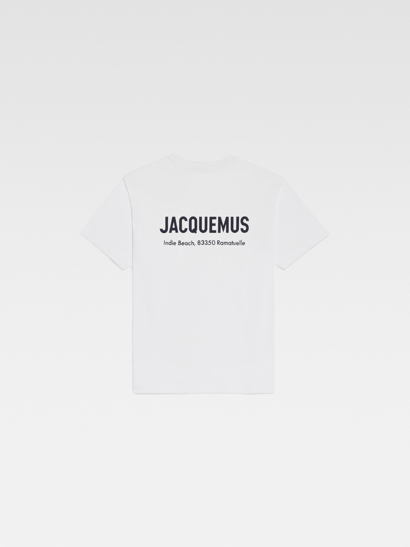 JACQUEMUS Le t-shirt adresse Saint Tropez Indie Beach outlook
