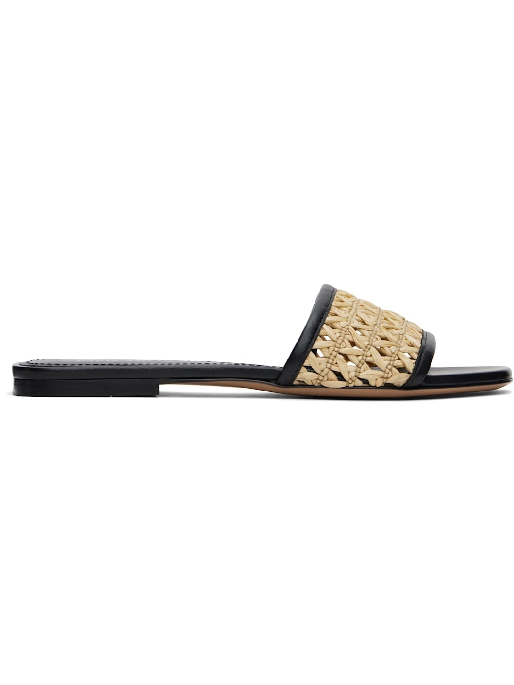 Beige & Black Sanremo Sandals - 1