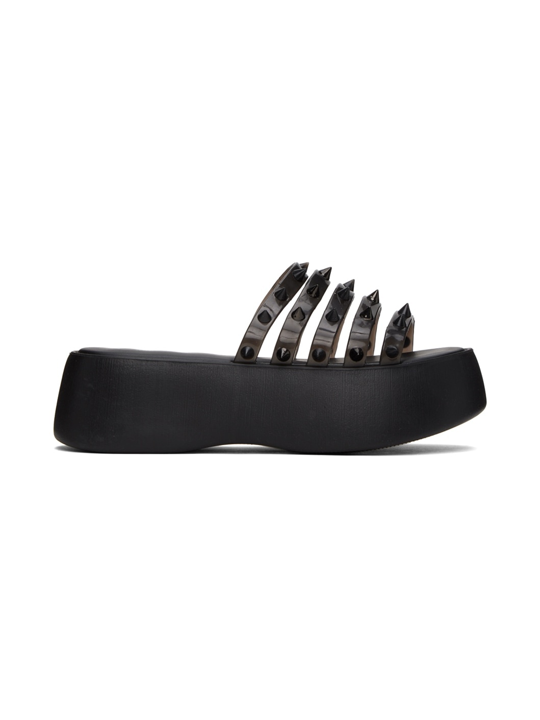 Black Melissa Edition Becky Punk Love Sandals - 1