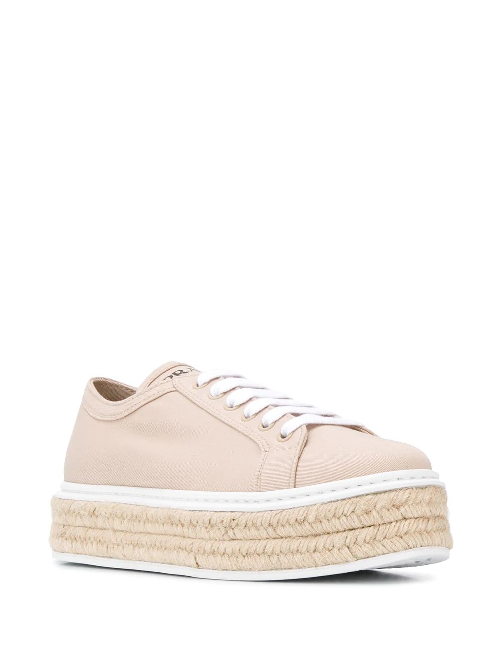 lace-up espadrille sneakers - 2