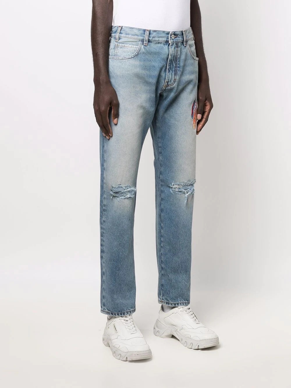 straight-leg denim jeans - 3