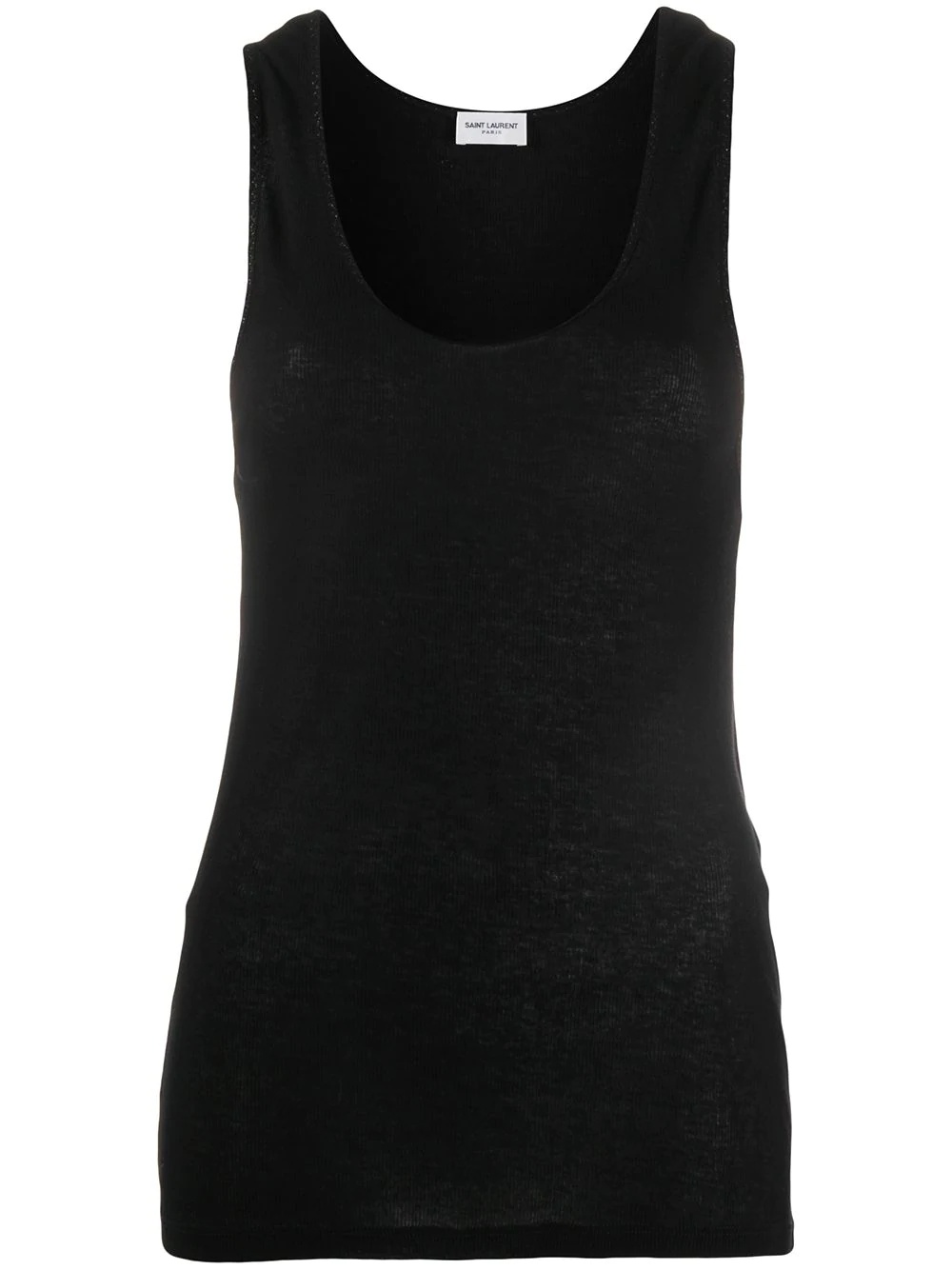 scoop neck tank top - 1