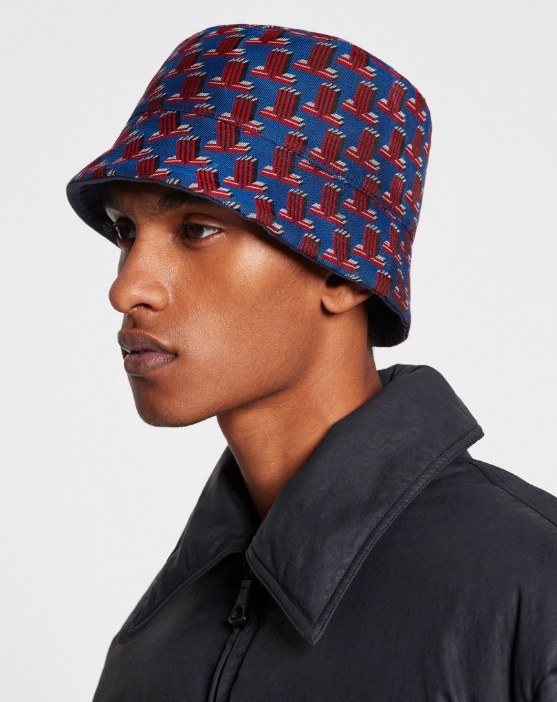 REVERSIBLE LANVIN BUCKET HAT - 4