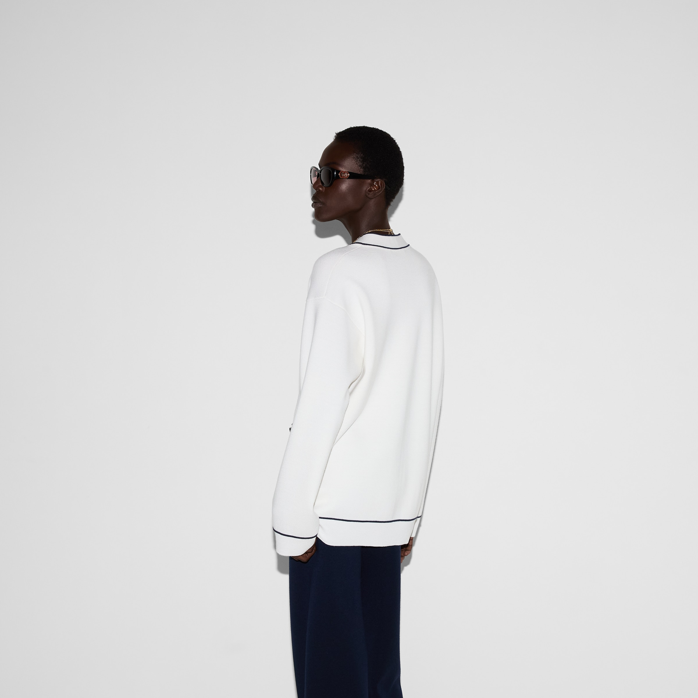 Fine wool cardigan - 4