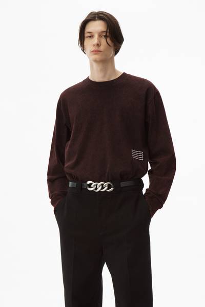 Alexander Wang ACID WASH LONG SLEEVE TEE outlook