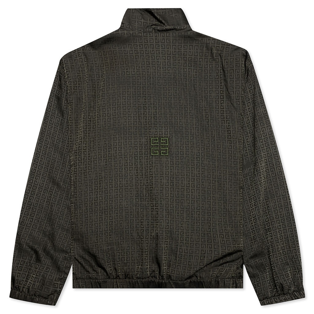 GIVENCHY GARMENT DYE EMBROIDERED JACKET - MILITARY GREEN - 2