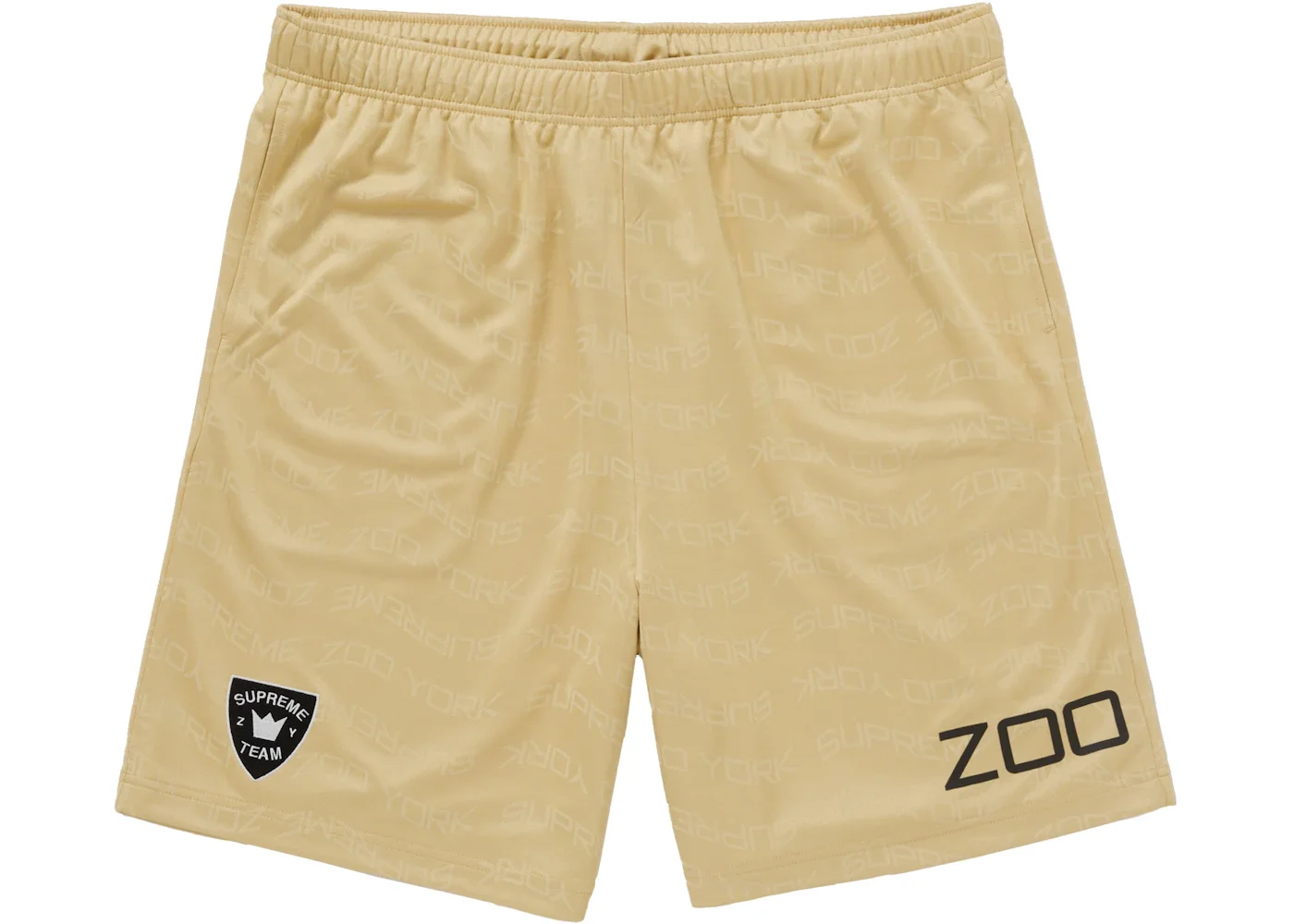 Supreme Zoo York Soccer Short Light Yellow - 1