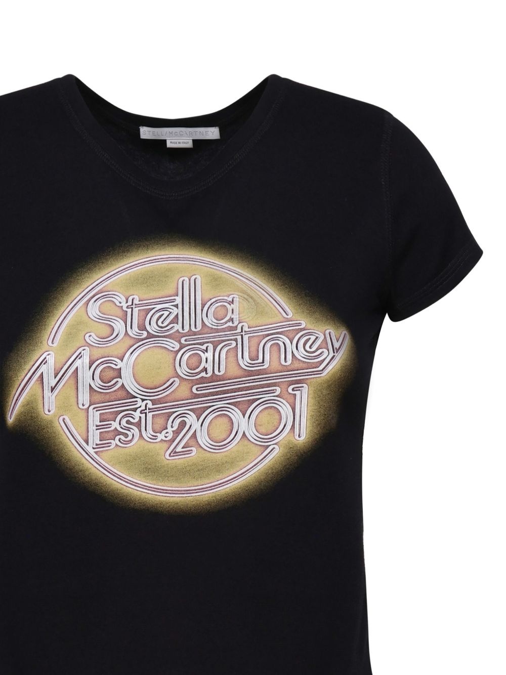 logo-print cotton T-shirt - 3