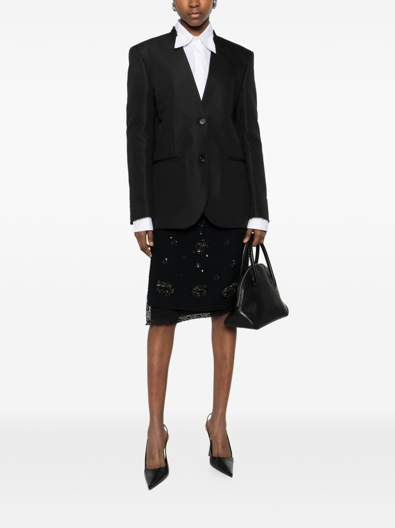 N°21 button woven jacket outlook