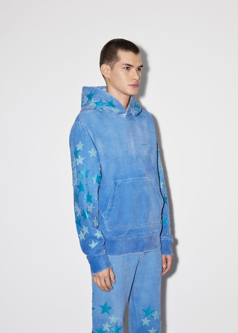 AMIRI PIGMENT SPRAY STAR HOODIE outlook