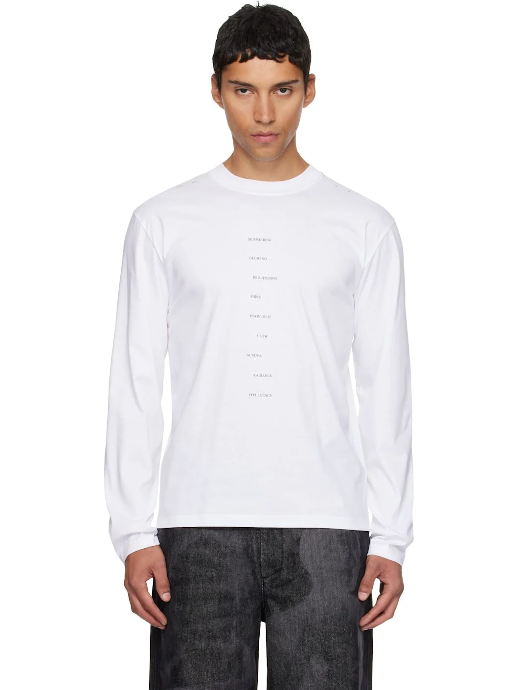 White Effulgence Long Sleeve T-shirt - 1